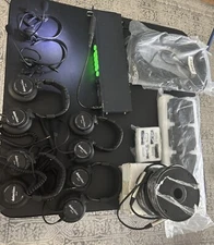 ITC-100 Intercom Base Station, Includes Cables, Belt Packs,Tally Light, Headsets