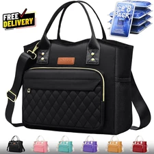 Lunch Bag Women Insulated Lunch Box for Adults  Leakproof Large Purse Lunch T...