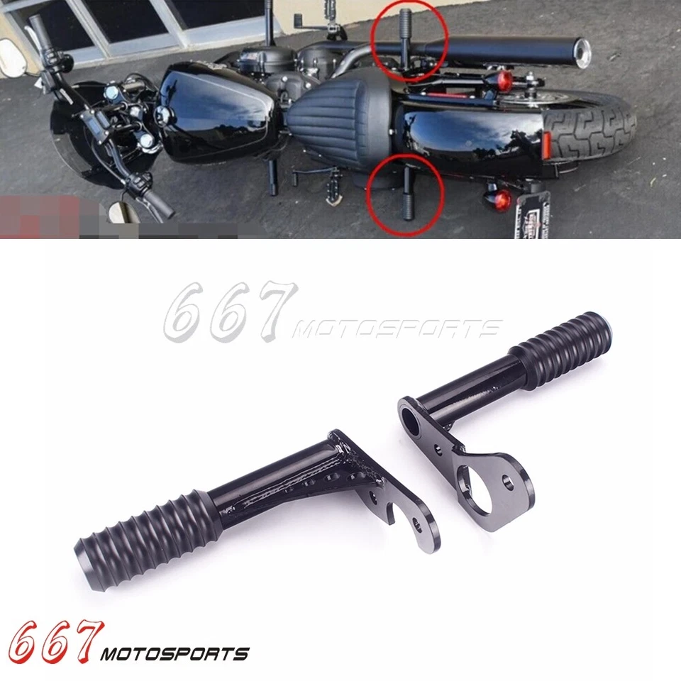 Clavijas de barras de choque traseras para Harley Low Rider ST FXLRST Street Bob 2018-2025 Foto 4 de 4