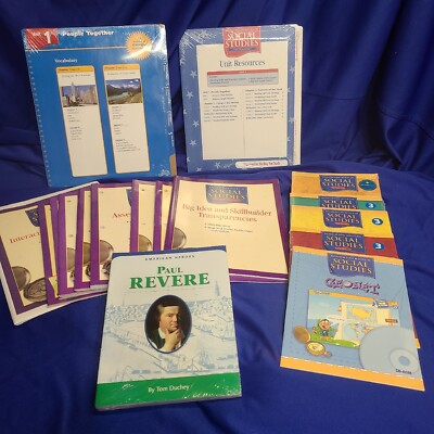 GA Teacher Resource Kit ~ SOCIAL STUDIES  Grade 3 ~  Complete & Brand New (HMH)