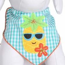 Dog Bandana summer pineapple
