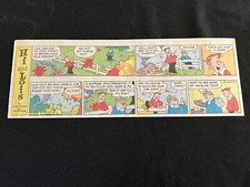 #Q19a  HI AND LOIS by Mort Walker Sunday Quarter Page Strip November 2, 1986