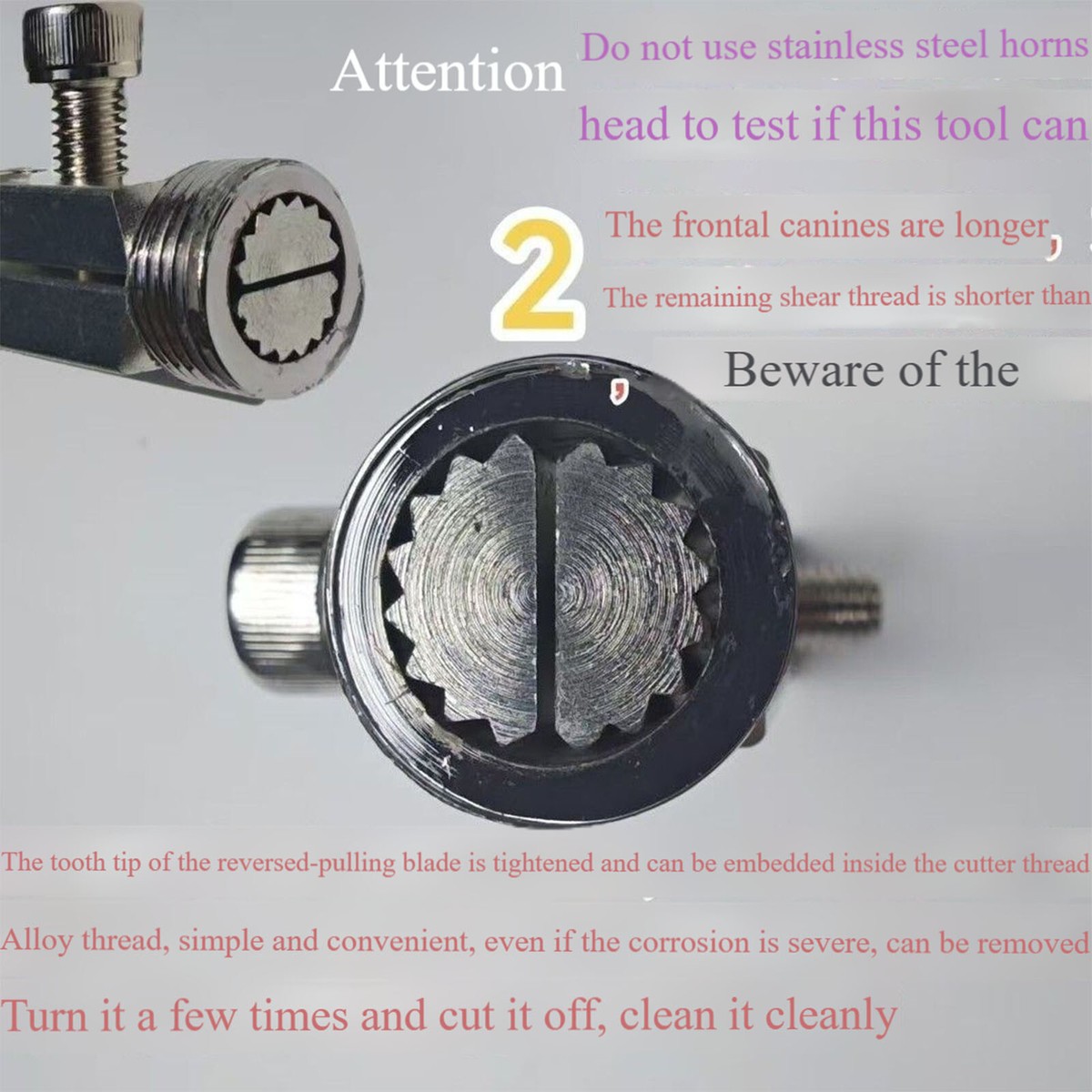 Broken Pipe Extractor Tool Kit - Damaged Faucet & Screw Remover With Hex Wrench For DIY Plumbing
