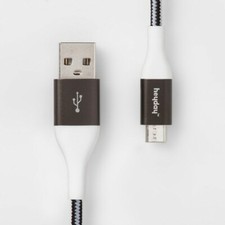heyday  Micro USB to USB-A Braided 6 Cable (B...