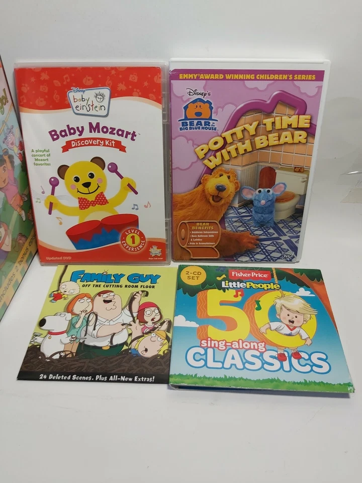 Large Lot10 Sesame Dora Baby Einstein  American Dad Thomas &Friends DVD"s(MIXED) - Image 3 of 4