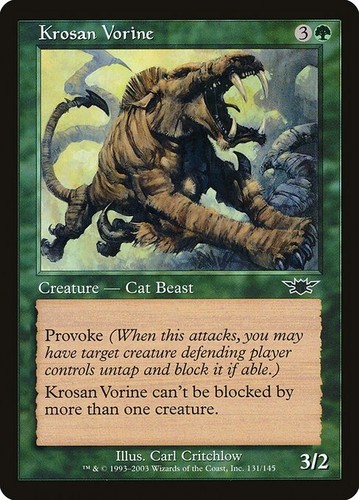Foil Krosan Beast/Krosan Beast Ody | eBay