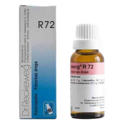 1xDr. Reckeweg R72 Drops 22ml | Pancreas Function & Metabolic Balance Support