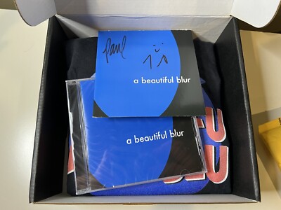 NEW Box Set LANY A Beautiful Blur Autographed CD, Large Tee