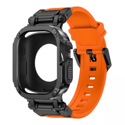 Correa y carcasa de metal + silicona para Apple Watch Ultra2 49 mm 9 8 44/45 mm - Imagen 18 de 32
