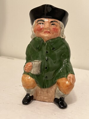 Vintage  Joey  Artone Handpainted Toby Jug. England. Tall 6 .
