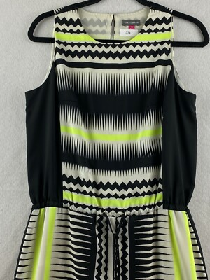Vince Camuto Dress Womens 10 Multicolor A Line Sleeveless Lined Tie-Waist | eBay Vince Camuto Dress Womens 10 Multicolor A Line Sleeveless Lined Tie-Waist | eBay