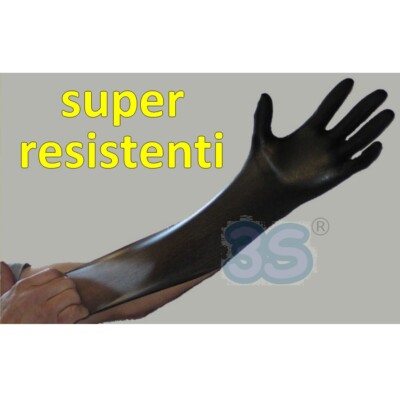 Guanti BLACK MAMBA in nitrile taglia L - scatola 100 pezzi Guanti BLACK MAMBA in nitrile taglia L - scatola 100 pezzi