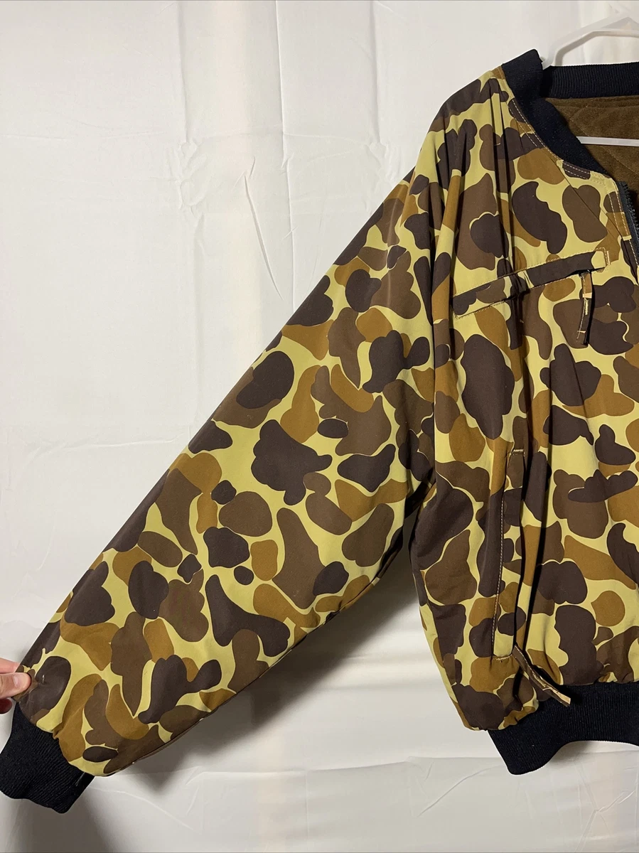 Men s FIELD STREAM CAMO Duck Hunting Jacket Liner Insulated Full