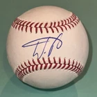 WANDER FRANCO (Tampa Bay Rays) Signed Official MLB Baseball Beckett Auth. (BAS)