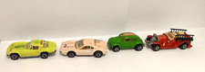 4x Vintage Hot Wheels Diecast Car Lot, 1977 to 1988, Ferrari, Corvette, Getty