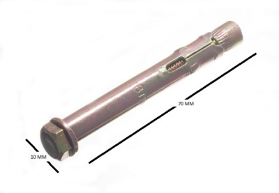 Hülsenanker Anchor Sechskantschraube M6 Mit M8 Schutz 65mm Länge 2er Pack