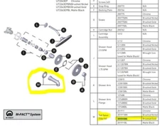 Moen CIA 201911BG Tub Spout (Slip Fit) Brushed Gold Finish Fit UT3361BG UT3363BG