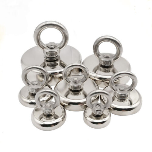 Magnet 0-120Kg Salvage Recovery Neodymium Strong Hook Fishing Treasure Hunting - Picture 2 of 20