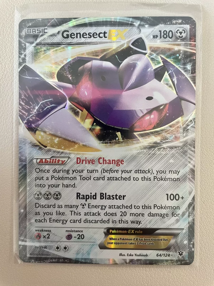 Genesect EX Pokemon TCG - Fates Collide 64/124 Holo Ultra Rare EX - NM