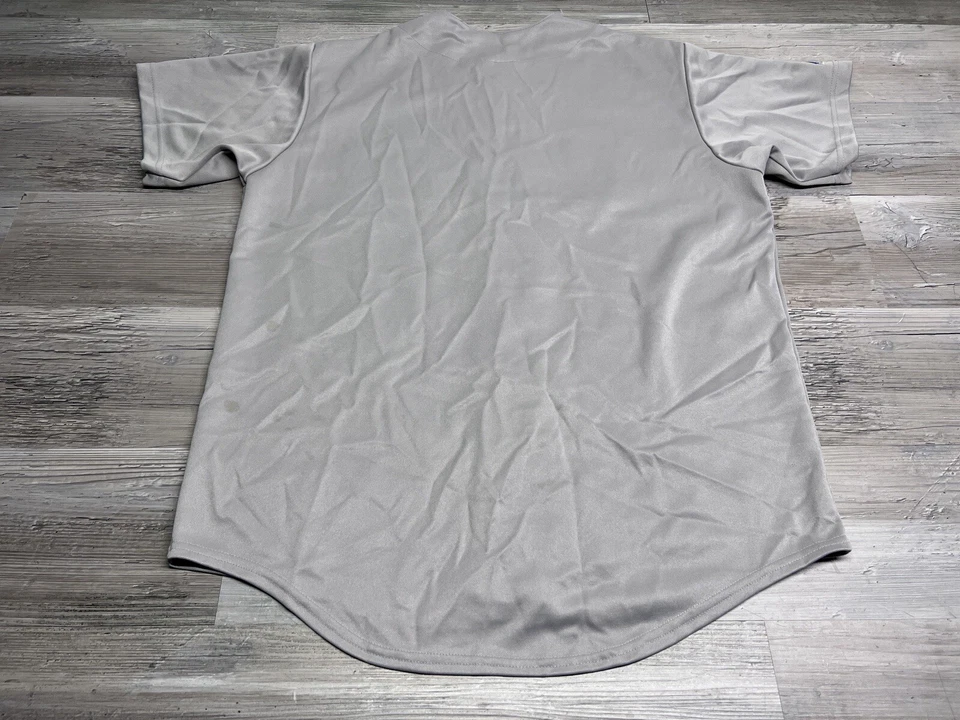 Camiseta de visitante vintage Majestic Chicago Cubs talla L Sammy Sosa cosida en blanco MLB genuina Foto 2 de 4