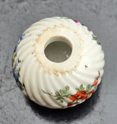 MEISSEN POMMEAU BOULE PORCELAINE CANNE/OMBRELLE XVIIIÈME PARASOL CANE PORCELAIN - Picture 3 of 24