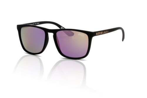 Superdry Shockwave Sunglasses 127 Rubberised Matte Black/Triple Fade - Picture 1 of 5