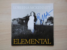 Loreena McKennitt autograph signed CD booklet "Elemental"