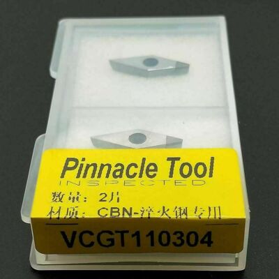 2PC VCGT110304 PCD carbide inserst Polycrystalline diamond tool for Aluminum