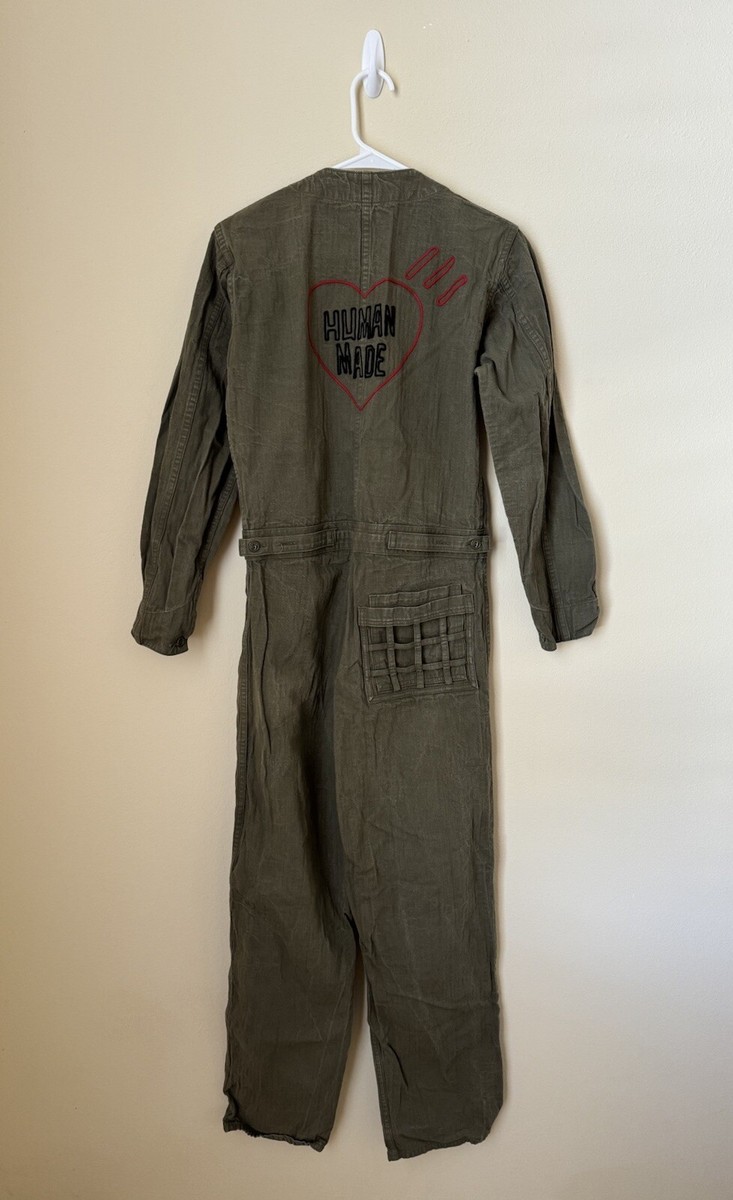 Human Made Overalls Coverall Green Small | eBay