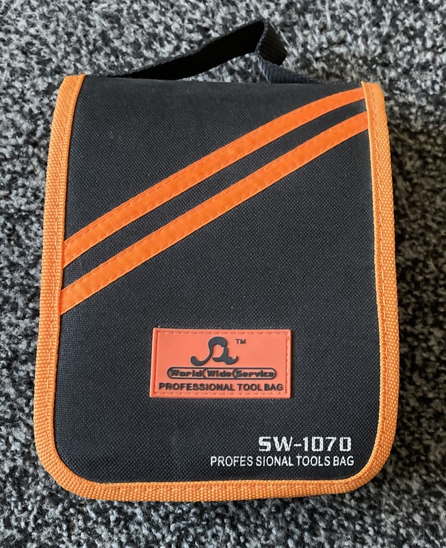 World Wide Service Professional Tool Bag Size 8x6x3 With Belt Loop