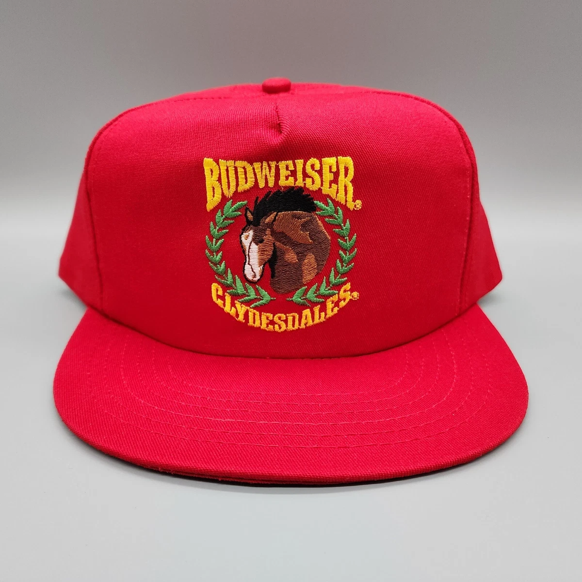 Casquette trucker Budweiser vintage, casquette de baseball snapback rouge - France