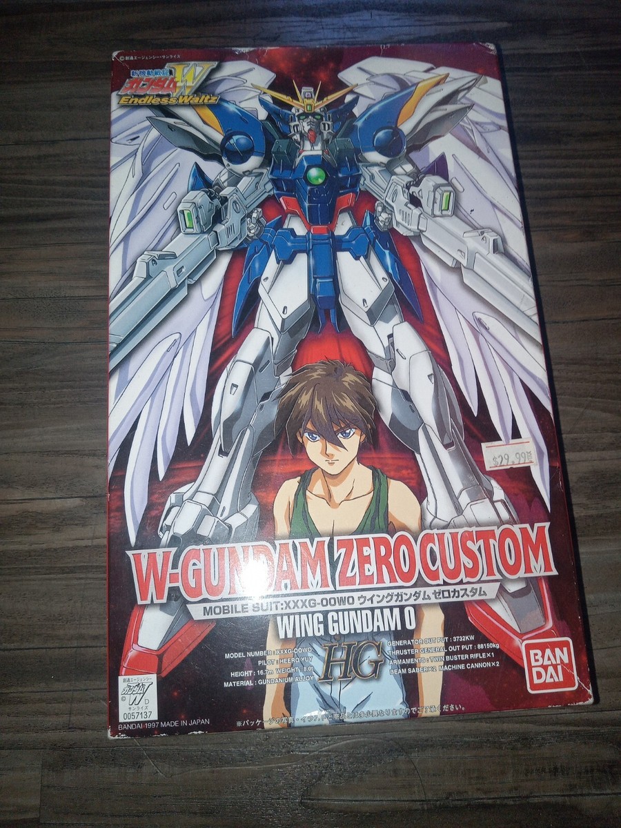 1997 Bandai HG 1/100 XXXG-00W0 Wing Gundam Zero Custom EW-2