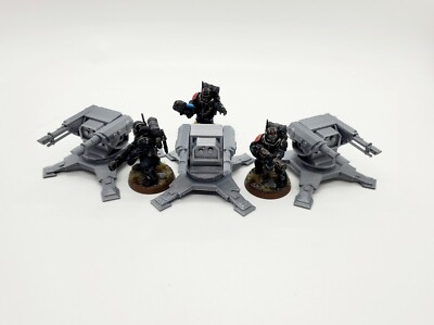 3d Printed Spider Gun / Sentry Turrets w/ Lascannons Great For 40K Or Kill Team 