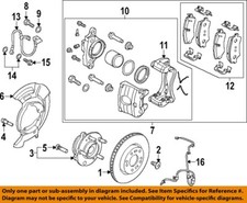 HYUNDAI OEM 12-25 Accent Brake Components-Caliper Assy Mount Bolt 581512E000