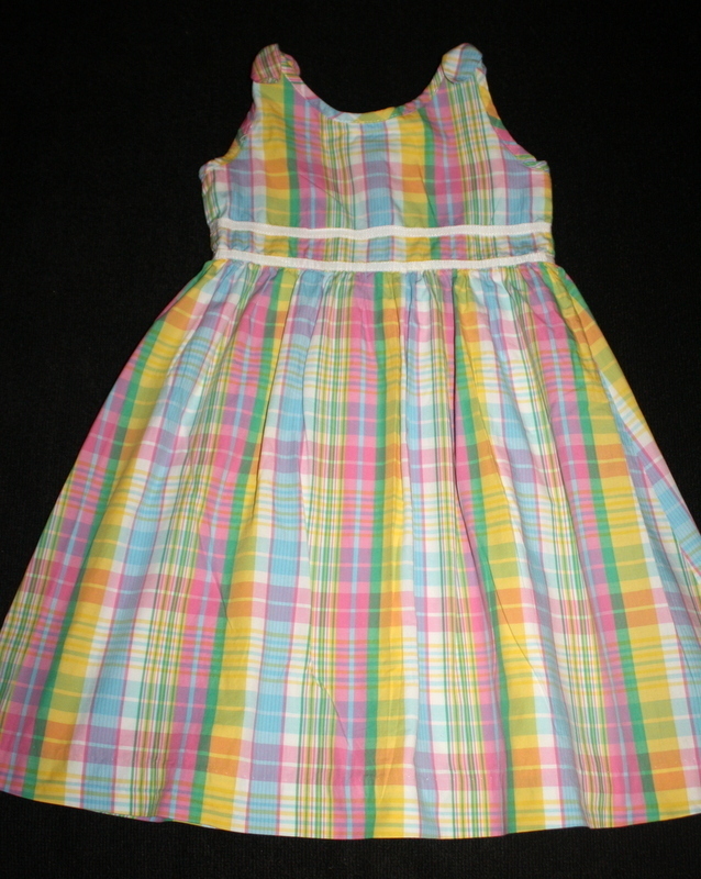 Robe Fille Lilly Pulitzer à Carreaux Multicolore - Taille 6X - Occasion Très Bon état - Style Enfant