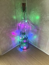 Live Laugh Love Quote Bottle Lamps Gift Inside Decoration Stocking Filler Gift