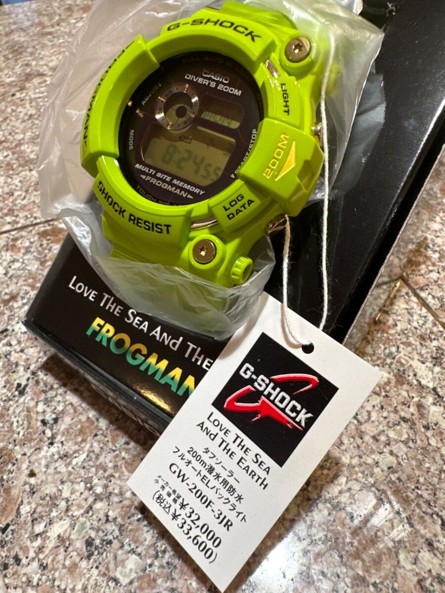New Casio G-SHOCK FROGMAN Love The Sea And The Earth GW-200F New Casio G-SHOCK FROGMAN Love The Sea And The Earth GW-200F