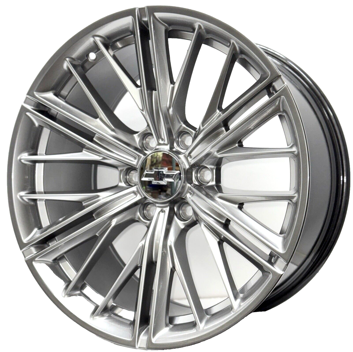 20” hyper black ZL1 Chevy OE replica wheels fits 2023 Silverado