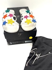 Giuseppe Zanotti Multicolored Crystal Star Sandals - 36