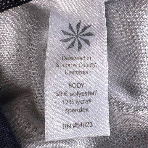 Athleta Legging Sz M Yoga Capri Pants Cross Training Silver Running Black - Picture 10 of 10