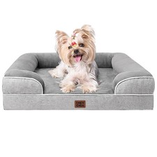 EHEYCIGA Orthopedic Small Dog Bed, Waterproof Memory Foam Washable Pet Beds