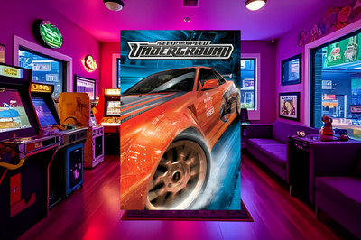 Need for Speed Most Underground Videospiel Poster/Druck A3/A4/A5 230 g/m² gerahmt