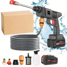 Wireless High Pressure Car Washer Portable Car Wash Cleaner Machine Water Gun US