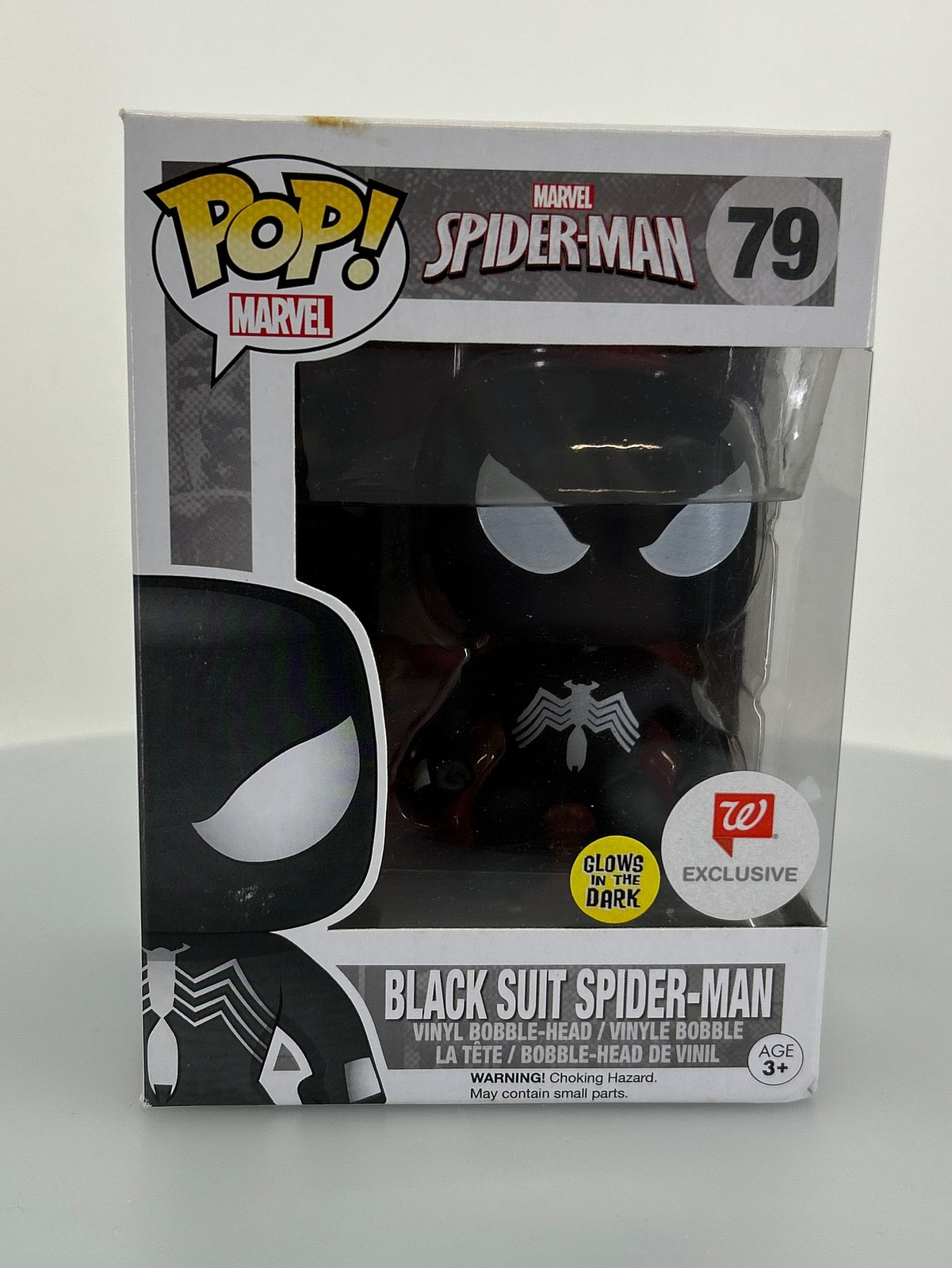 Funko POP! Marvel Spider-Man Black Suit #79 Walgreens Exclusive NOT MINT