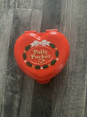 Polly Pocket Musical Christmas Wonderland   Herz Dose    Bluebird 1989