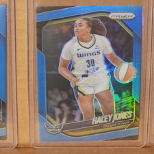 Haley Jones 2025 WNBA Prizm Carolina Blue Prizm #33/125 Dallas Wings