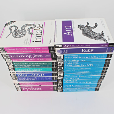 Lot of 29 Computer Coding Programming Books Java C# Perl Ruby Python O'Reilly
