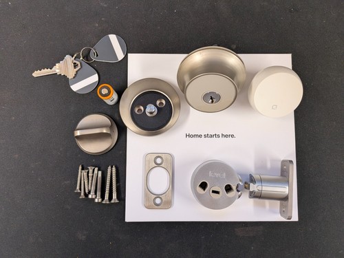 Level Lock Pro Smart Lock and Wifi Bridge - Matter - Satin Nickel