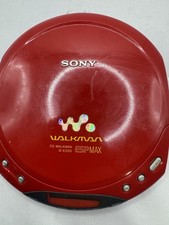 RARE RED Sony CD Walkman D-E220 Portable CD P...