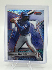Topps Bowman's Best Blue X-Fractor /150 Sebastian Walcott Rangers TP-25 2025